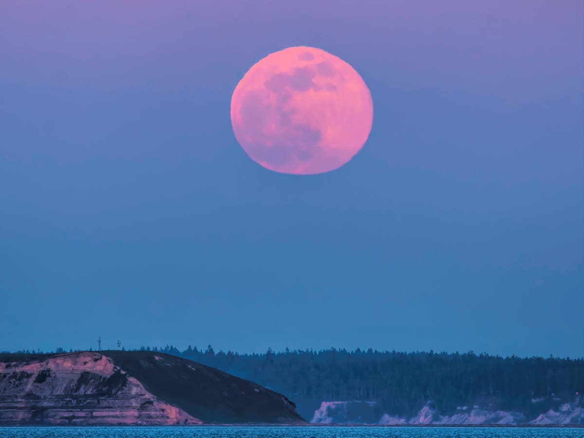 Pink supermoon 2021 What is April’s full moon and when will it appear
